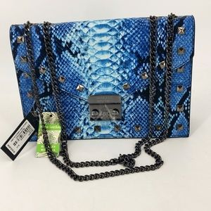 Bagley Mischka Vegan Leather Snake Skin Bag NWT